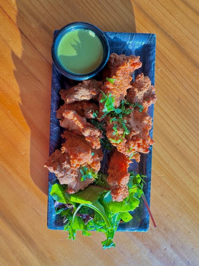 Fish Pakora.