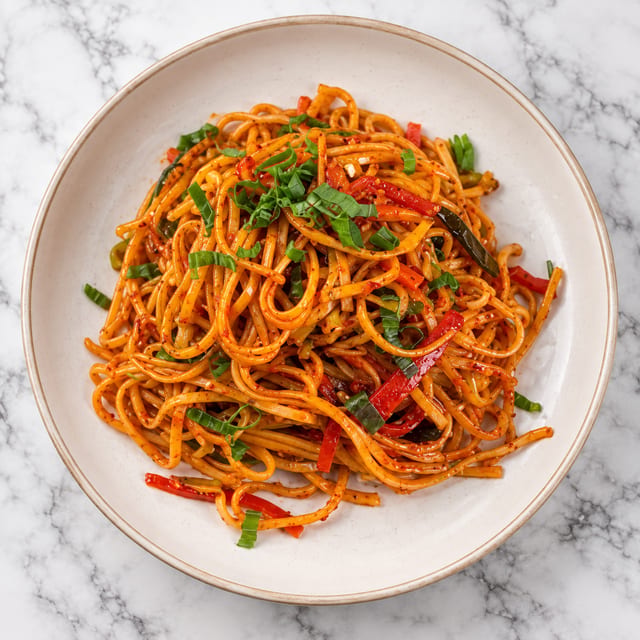 Schezwan Noodles.