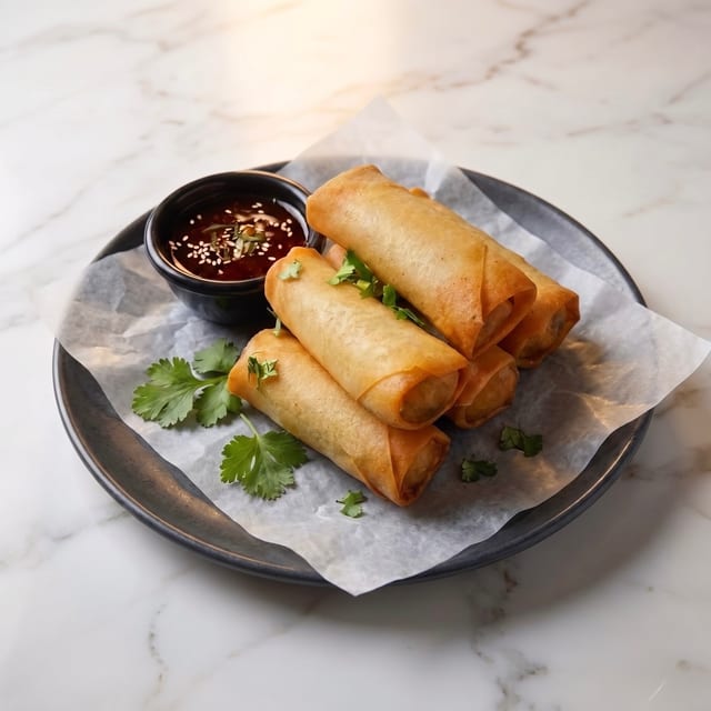 Veg Spring Rolls.