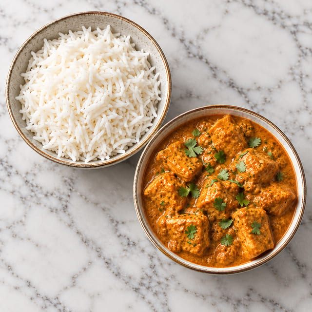 Butter Chicken & Rice.